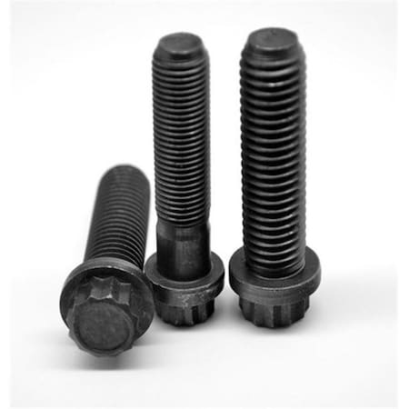 Asmc Industrial M12 Flange Bolt, Black Oxide Alloy Steel, 90 mm L 0000-182747-25